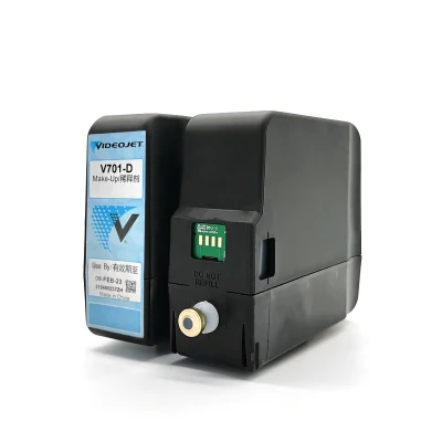 Soluzione di trucco/inchiostro/pulizia Videojet compatibile V701/V705/V706 per l'uso nella macchina di codifica Videojet;  Materiali di consumo per stampanti a getto d'inchiostro