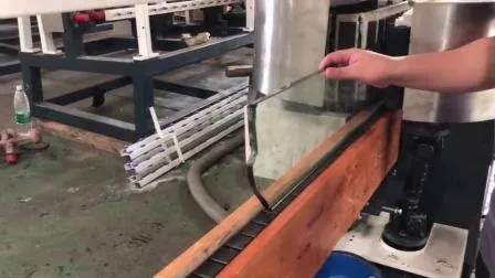Macchinari automatici per la lavorazione di bordi rettilinei in vetro, molatura, smussatura, smussatura, lavorazione di matite rotonde