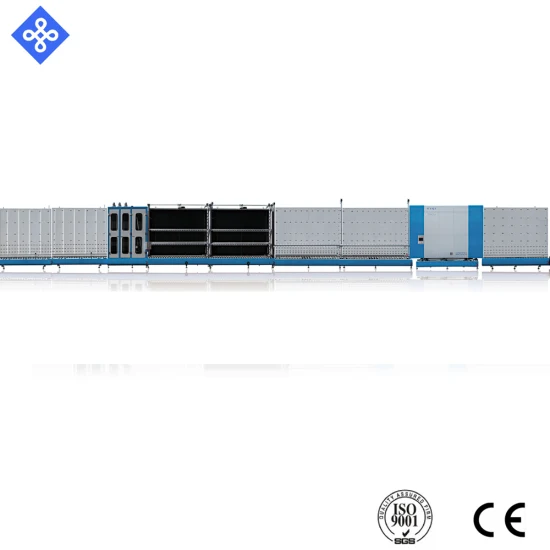 Igu automatico di grandi dimensioni che produce finestre e porte in alluminio Lavorazione di doppi tripli strati Linea di produzione di unità Dgu Macchina per vetro isolante con rondella di vetro